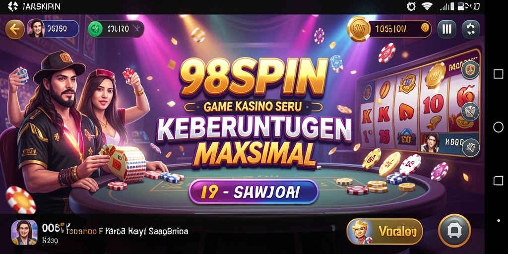 Screenshot utama 98SPIN menampilkan permainan Kasino yang mendebarkan.