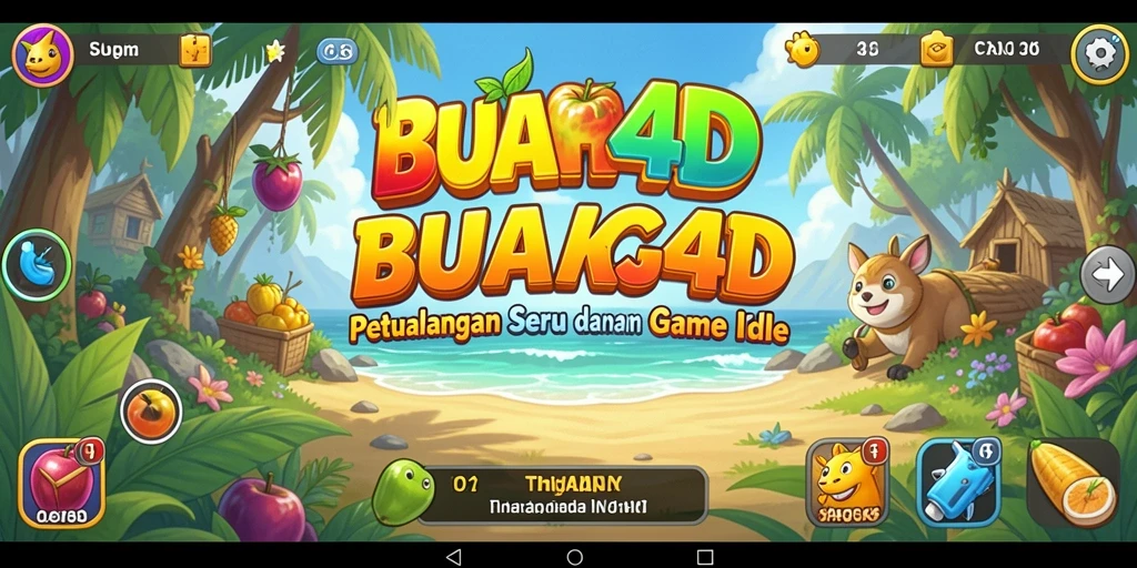 Tampilan gameplay BUAH4D yang menarik dan menenangkan.