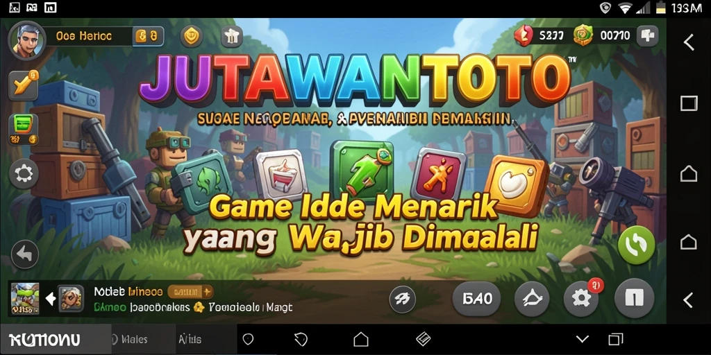 Gameplay JUTAWANTOTO yang menampilkan karakter dan fitur baru.