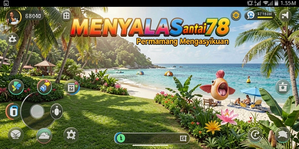 Screenshot gameplay <strong>MENYALA78</strong> yang menyenangkan dan penuh warna.