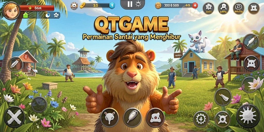 Tampilan gameplay QTGAME yang menawan dan mengasyikkan.