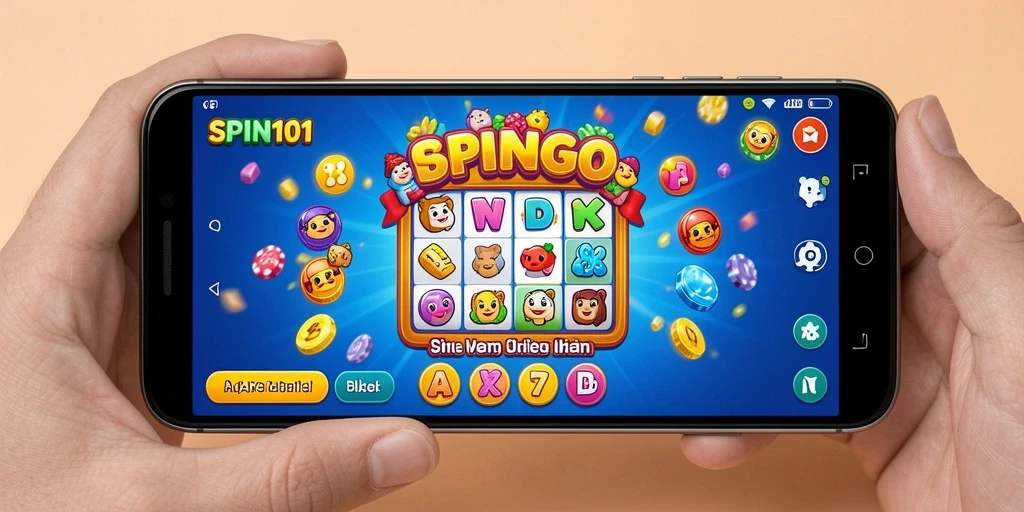 Tampilan permainan Bingo yang menarik dan penuh warna di SPIN101.
