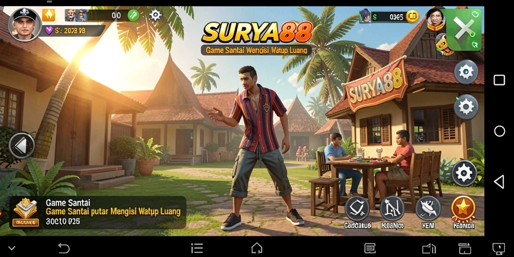 Tampilan gameplay menarik dari SURYA88 yang penuh dengan kesenangan.