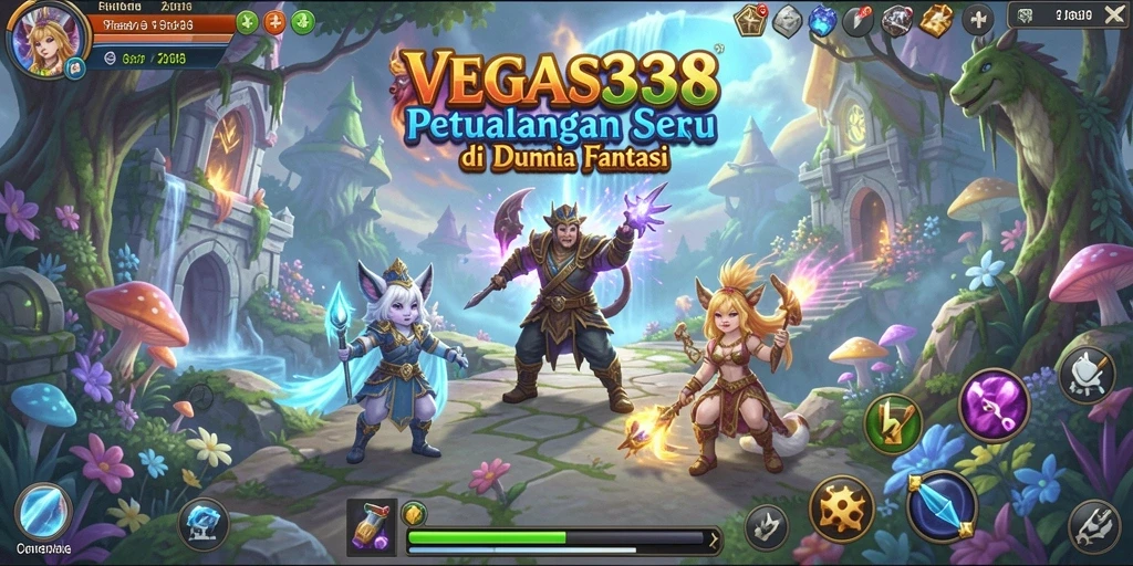 Gameplay seru VEGAS338 dalam dunia petualangan yang menakjubkan.